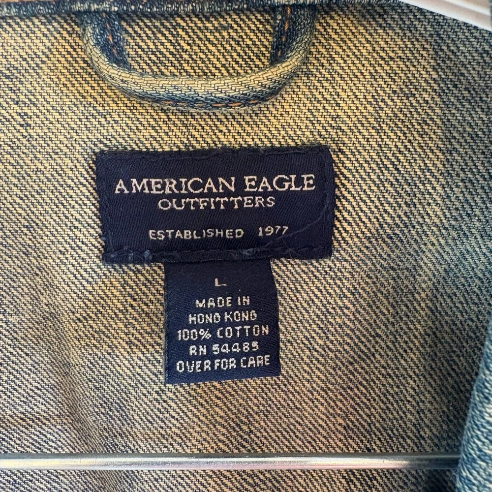 American Eagle Outfitters Blue Denim Jacket - Picture 4 of 10